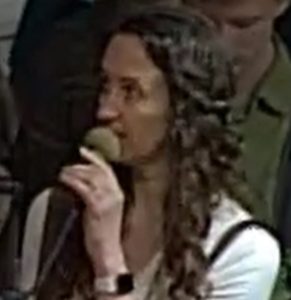 Tiffany Clark speaking to CA legislature in 2018 to protest anti-homeschooling bills.